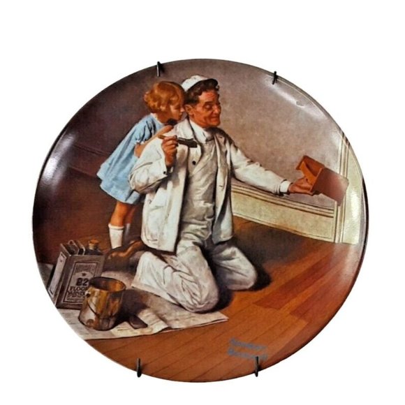 Vintage Knowles Norman Rockwell Plates Set of 3 Heritage Collection Decorative - Picture 5 of 8
